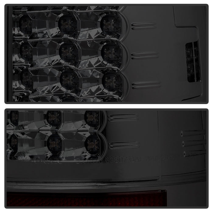 Spyder Auto 5029201 LED Tail Lights; Version 2; Uses Stock Bulbs; Pair; Smoke; - Truck Part Superstore