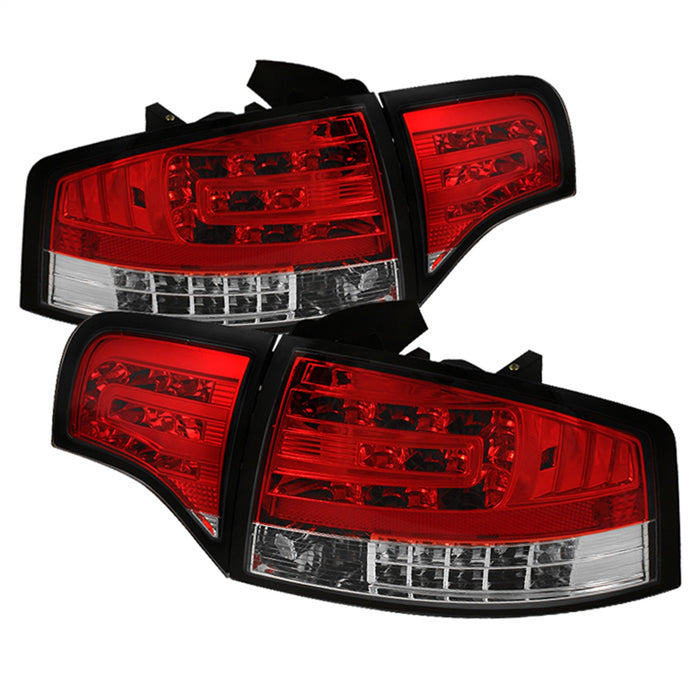 Spyder Auto 5029294 LED Tail Lights; Uses Stock Bulbs; Pair; Red/Clear; - Truck Part Superstore