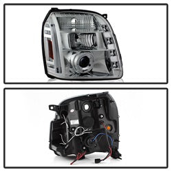 Spyder Auto 5029324 Halo Projector Headlights; Bulbs Included; Pair; Chrome; - Truck Part Superstore