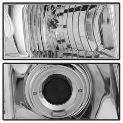 Spyder Auto 5029324 Halo Projector Headlights; Bulbs Included; Pair; Chrome; - Truck Part Superstore