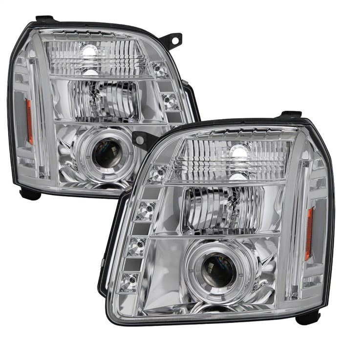 Spyder Auto 5029324 Halo Projector Headlights; Bulbs Included; Pair; Chrome; - Truck Part Superstore