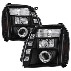 Spyder Auto 5029331 Halo Projector Headlights; Bulbs Included; Pair; Black; - Truck Part Superstore
