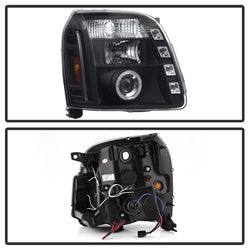 Spyder Auto 5029331 Halo Projector Headlights; Bulbs Included; Pair; Black; - Truck Part Superstore