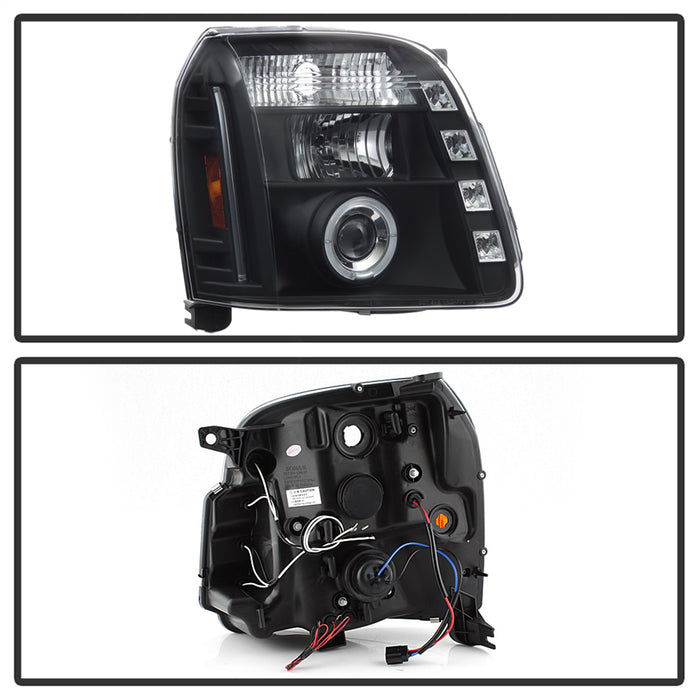 Spyder Auto 5029331 Halo Projector Headlights; Bulbs Included; Pair; Black; - Truck Part Superstore