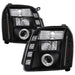 Spyder Auto 5029331 Halo Projector Headlights; Bulbs Included; Pair; Black; - Truck Part Superstore