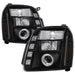 Spyder Auto 5029331 Halo Projector Headlights; Bulbs Included; Pair; Black; - Truck Part Superstore