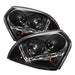 Spyder Auto 5029447 DRL LED Projector Headlights; Uses Stock Bulbs; Pair; Black; - Truck Part Superstore