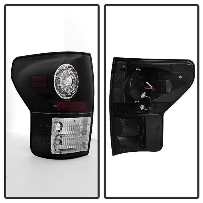 Spyder Auto 5029584 LED Tail Lights; Uses Stock Bulbs; Pair; Black; - Truck Part Superstore