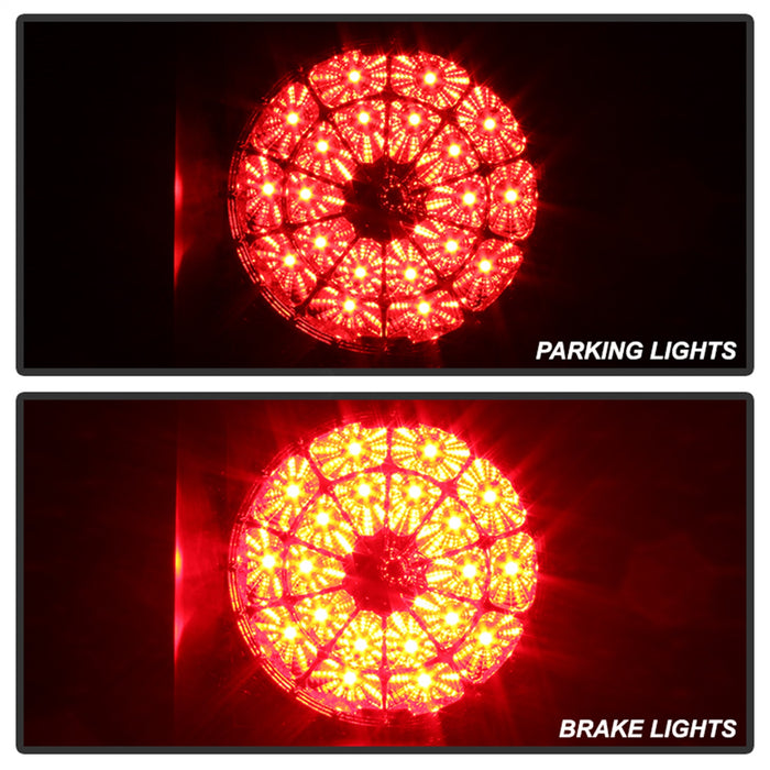 Spyder Auto 5029584 LED Tail Lights; Uses Stock Bulbs; Pair; Black; - Truck Part Superstore