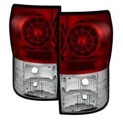 Spyder Auto 5029607 LED Tail Lights; Uses Stock Bulbs; Pair; Red/Clear; - Truck Part Superstore