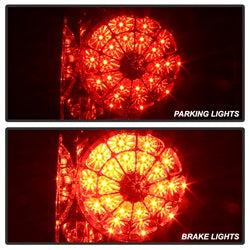 Spyder Auto 5029607 LED Tail Lights; Uses Stock Bulbs; Pair; Red/Clear; - Truck Part Superstore