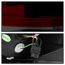 Spyder Auto 5029614 LED Tail Lights; Uses Stock Bulbs; Pair; Red/Smoke; - Truck Part Superstore