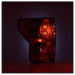 Spyder Auto 5029614 LED Tail Lights; Uses Stock Bulbs; Pair; Red/Smoke; - Truck Part Superstore
