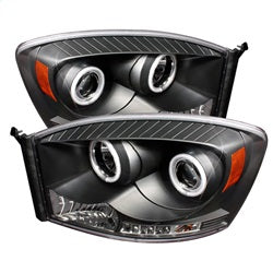 Spyder Auto 5030061 CCFL LED Projector Headlights; Bulbs Included; Pair; Black; - Truck Part Superstore