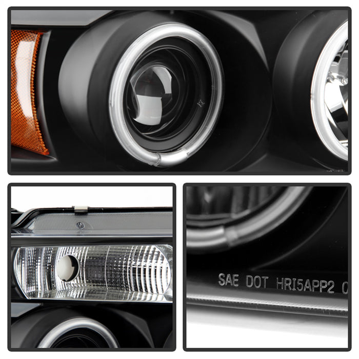 Spyder Auto 5030085 CCFL Halo LED Projector Headlights - Truck Part Superstore
