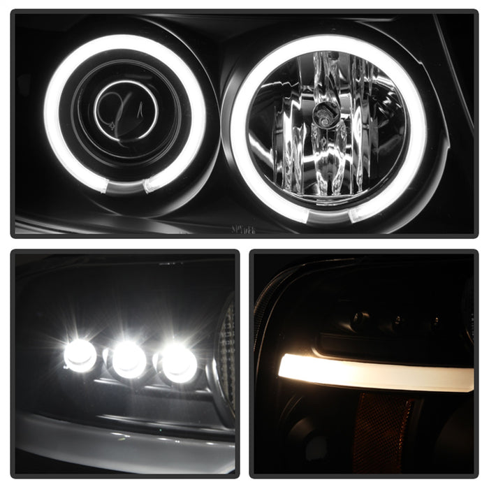 Spyder Auto 5030085 CCFL Halo LED Projector Headlights - Truck Part Superstore