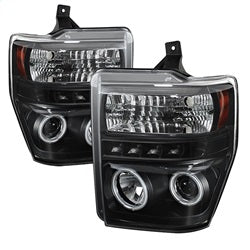 Spyder Auto 5030160 CCFL LED Projector Headlights; Bulbs Included; Pair; Black; - Truck Part Superstore