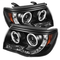 Spyder Auto 5030283 CCFL LED Projector Headlights; Bulbs Included; Pair; Black; - Truck Part Superstore