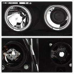Spyder Auto 5030306 CCFL Halo LED Projector Headlights - Truck Part Superstore