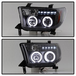 Spyder Auto 5030306 CCFL Halo LED Projector Headlights - Truck Part Superstore