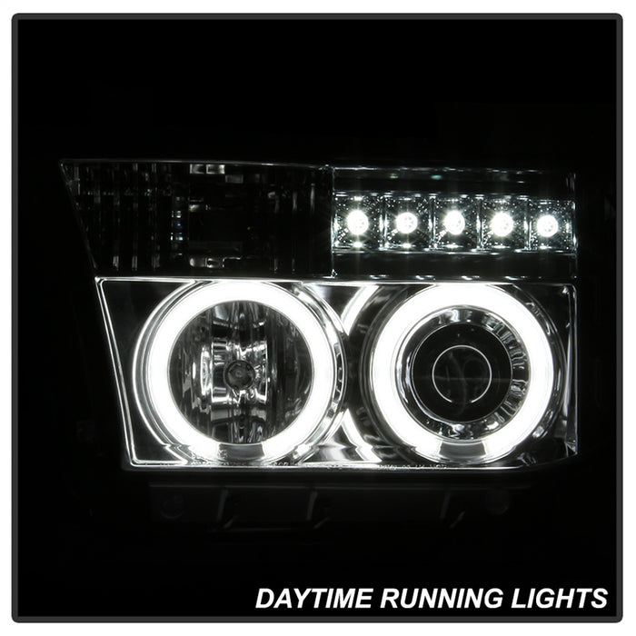 Spyder Auto 5030313 CCFL Halo LED Projector Headlights - Truck Part Superstore