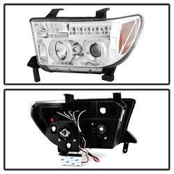 Spyder Auto 5030313 CCFL Halo LED Projector Headlights - Truck Part Superstore