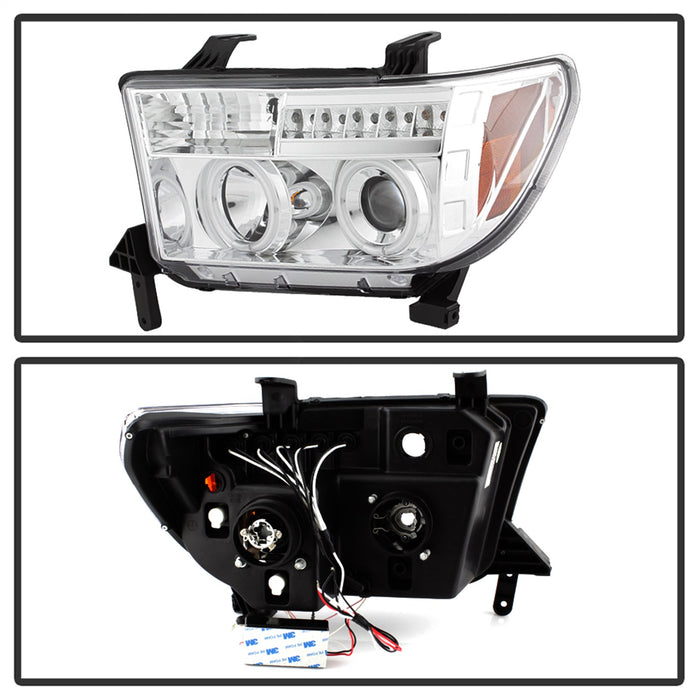 Spyder Auto 5030313 CCFL Halo LED Projector Headlights - Truck Part Superstore
