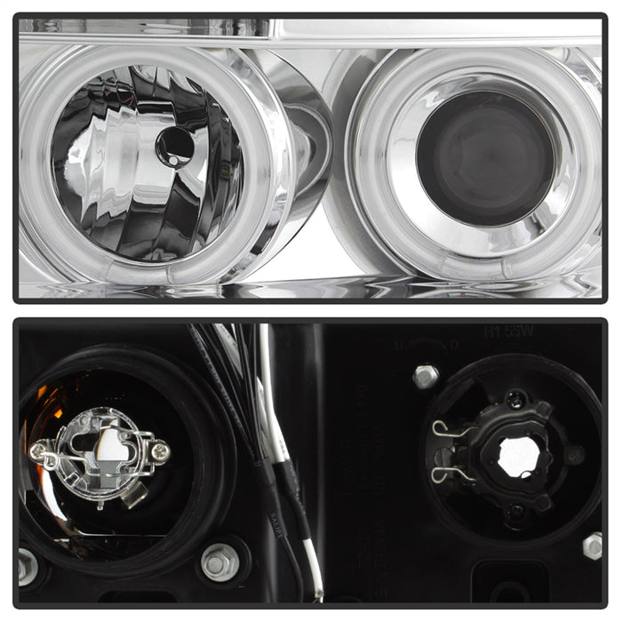 Spyder Auto 5030313 CCFL Halo LED Projector Headlights - Truck Part Superstore