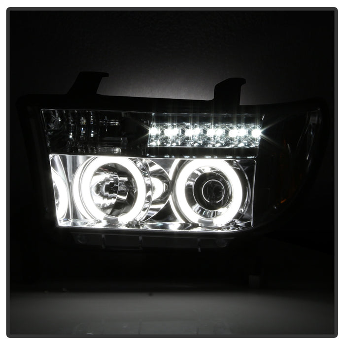 Spyder Auto 5030313 CCFL Halo LED Projector Headlights - Truck Part Superstore
