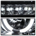 Spyder Auto 5030313 CCFL Halo LED Projector Headlights - Truck Part Superstore