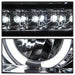Spyder Auto 5030313 CCFL Halo LED Projector Headlights - Truck Part Superstore