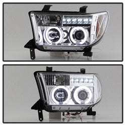 Spyder Auto 5030313 CCFL Halo LED Projector Headlights - Truck Part Superstore