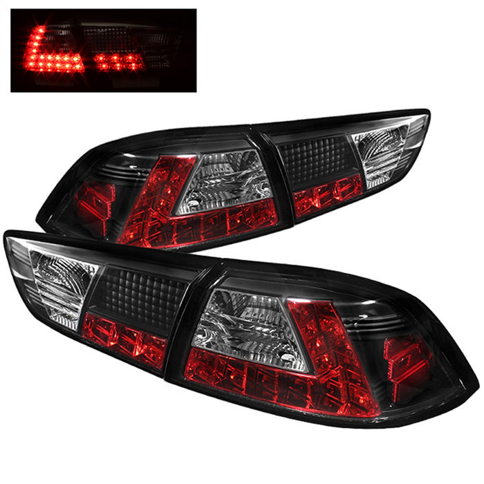 Spyder Auto 5030375 LED Tail Lights; Uses Stock Bulbs; Pair; Black; - Truck Part Superstore