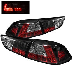Spyder Auto 5030375 LED Tail Lights; Uses Stock Bulbs; Pair; Black; - Truck Part Superstore