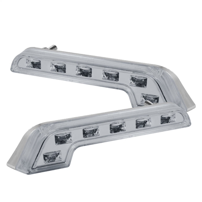 Spyder Auto 5031501 XTune DRL L-Shape Mb Style 0.5W White LED Lights; Chrome; - Truck Part Superstore