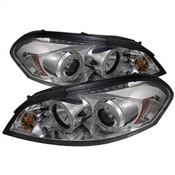 Spyder Auto 5031709 Halo LED Projector Headlights; Bulbs Included; Pair; Chrome; - Truck Part Superstore