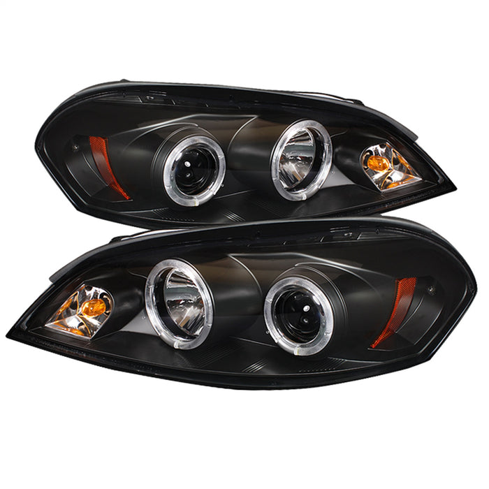 Spyder Auto 5031716 Halo LED Projector Headlights; Bulbs Included; Pair; Black; - Truck Part Superstore