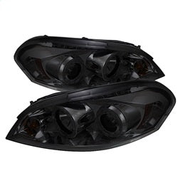 Spyder Auto 5031723 Halo LED Projector Headlights; Bulbs Included; Pair; Smoke; - Truck Part Superstore