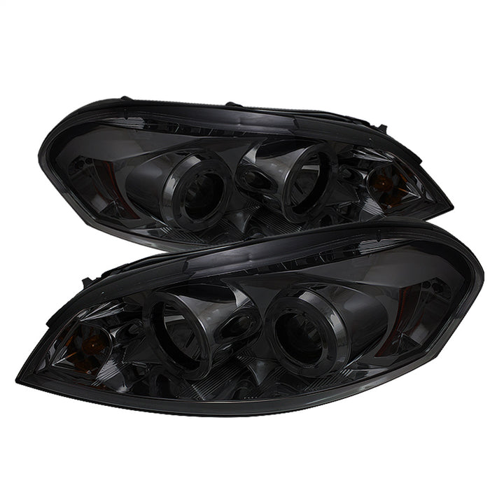 Spyder Auto 5031723 Halo LED Projector Headlights; Bulbs Included; Pair; Smoke; - Truck Part Superstore