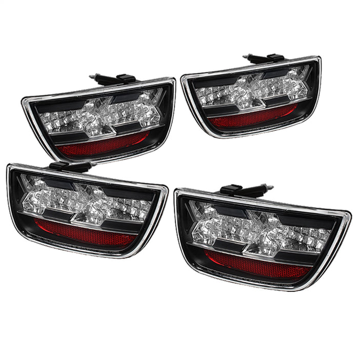 Spyder Auto 5032188 LED Tail Lights; Uses Stock Bulbs; Pair; Black; - Truck Part Superstore
