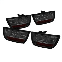 Spyder Auto 5032201 LED Tail Lights; Uses Stock Bulbs; Pair; Smoke; - Truck Part Superstore