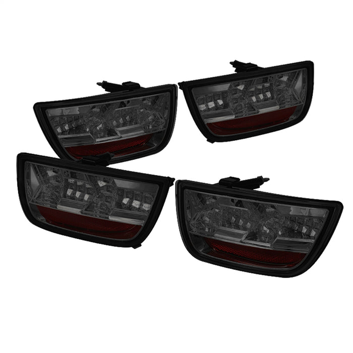 Spyder Auto 5032201 LED Tail Lights; Uses Stock Bulbs; Pair; Smoke; - Truck Part Superstore