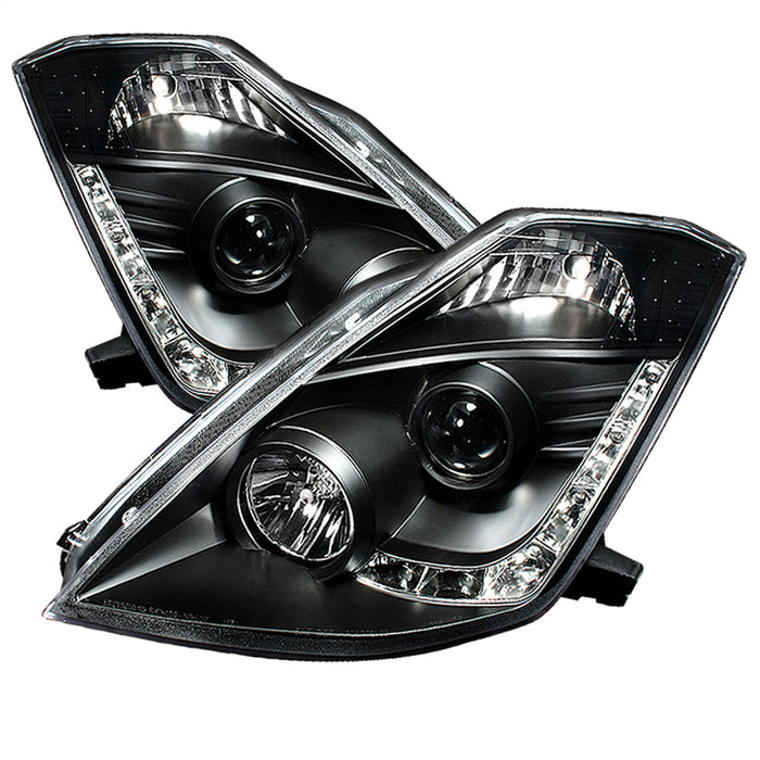 Spyder Auto 5032225 DRL LED Projector Headlights - Truck Part Superstore