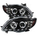 Spyder Auto 5032515 DRL LED Projector Headlights; Bulbs Included; Pair; Black; - Truck Part Superstore
