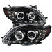 Spyder Auto 5032515 DRL LED Projector Headlights; Bulbs Included; Pair; Black; - Truck Part Superstore