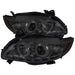 Spyder Auto 5032522 DRL LED Projector Headlights; High H1 And Low H1 Bulbs Included; Pair; Smoke; - Truck Part Superstore