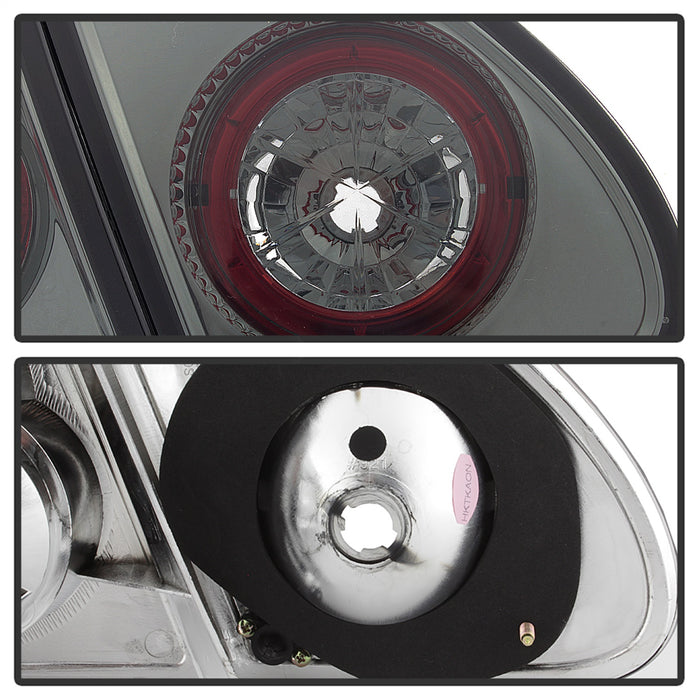 Spyder Auto 5033673 Euro Style Tail Lights; Uses Stock Bulbs; Pair; Smoke; - Truck Part Superstore