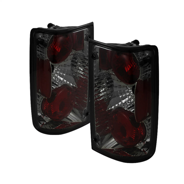 Spyder Auto 5033710 Euro Style Tail Lights; Uses Stock Bulbs; Pair; Smoke; - Truck Part Superstore