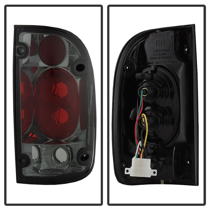 Spyder Auto 5033765 Euro Style Tail Lights; Uses Stock Bulbs; Pair; Smoke; - Truck Part Superstore