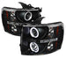Spyder Auto 5033864 CCFL LED Projector Headlights; Bulbs Included; Pair; Black; - Truck Part Superstore
